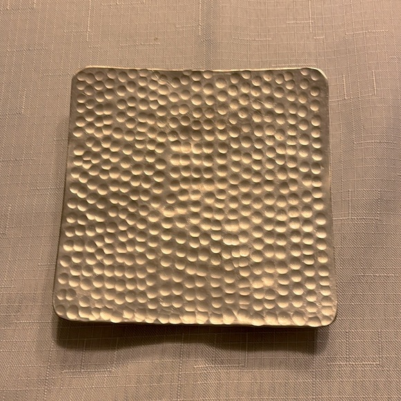 Vintage Stainless Steel Candle Holder & Candles. - Picture 3 of 11